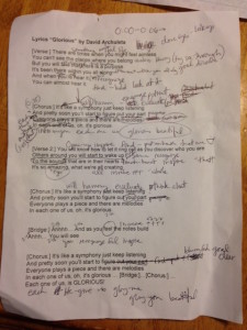 Lyrics Glorious Interpretation